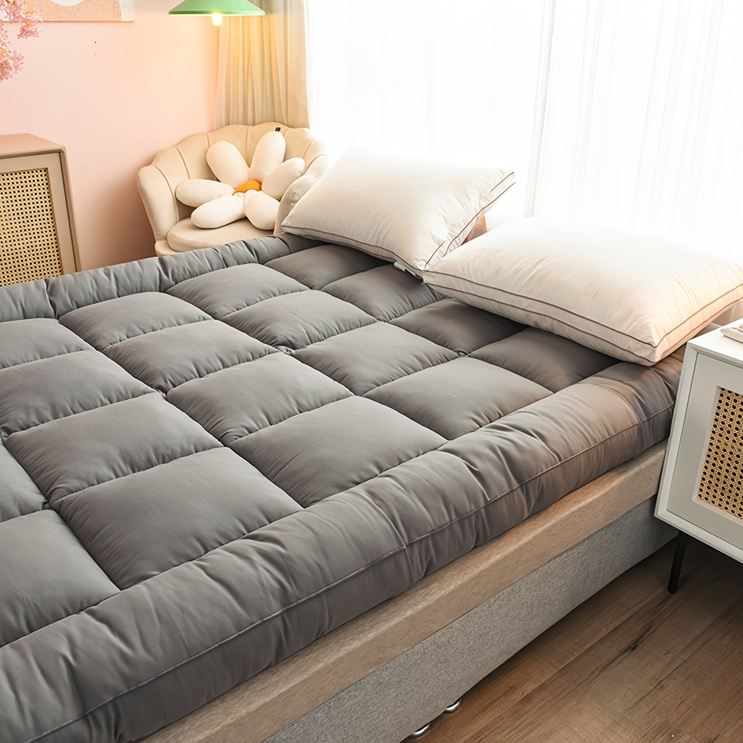 Bamboo Charcoal Mattress Topper