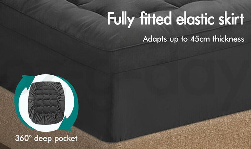 Bamboo Charcoal Mattress Topper - 70% OFF CLEARANCE