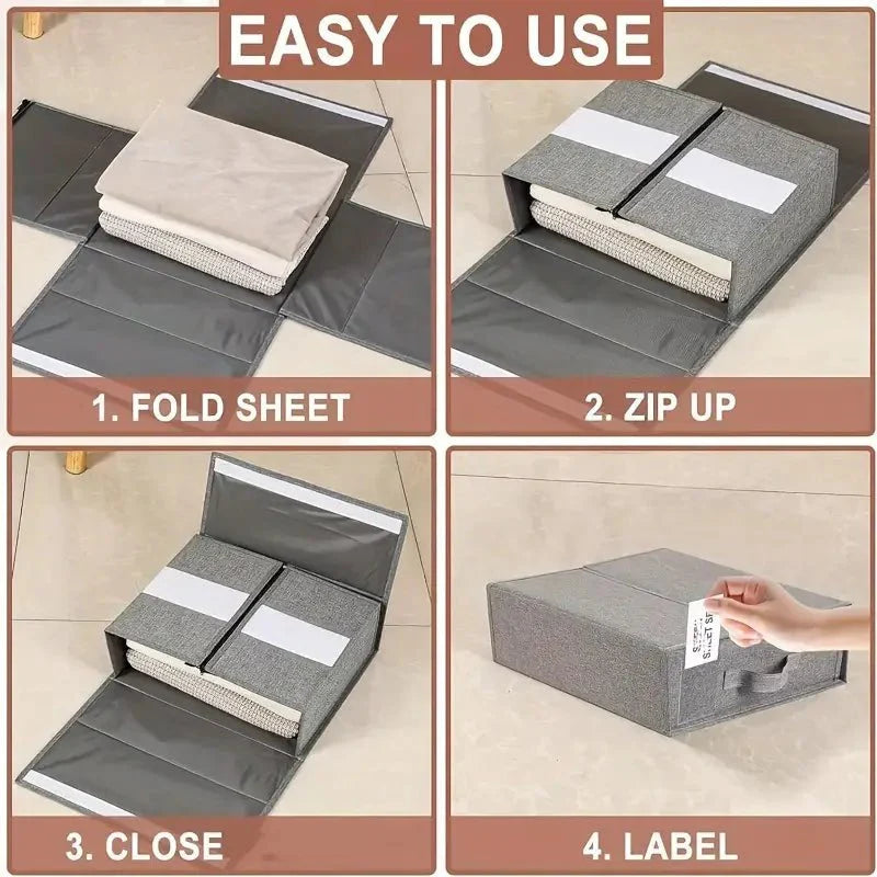 Collapsible Bedsheet Organizers - 50% OFF - The Calming Co. Australia