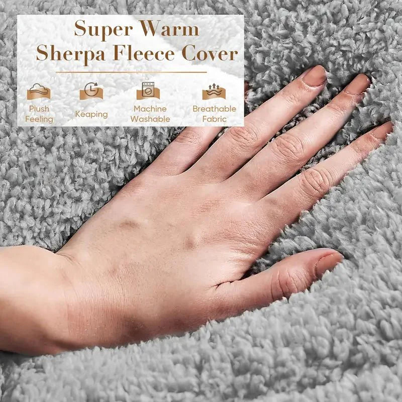 Plush Sherpa Fleece Topper - The Calming Co. Australia