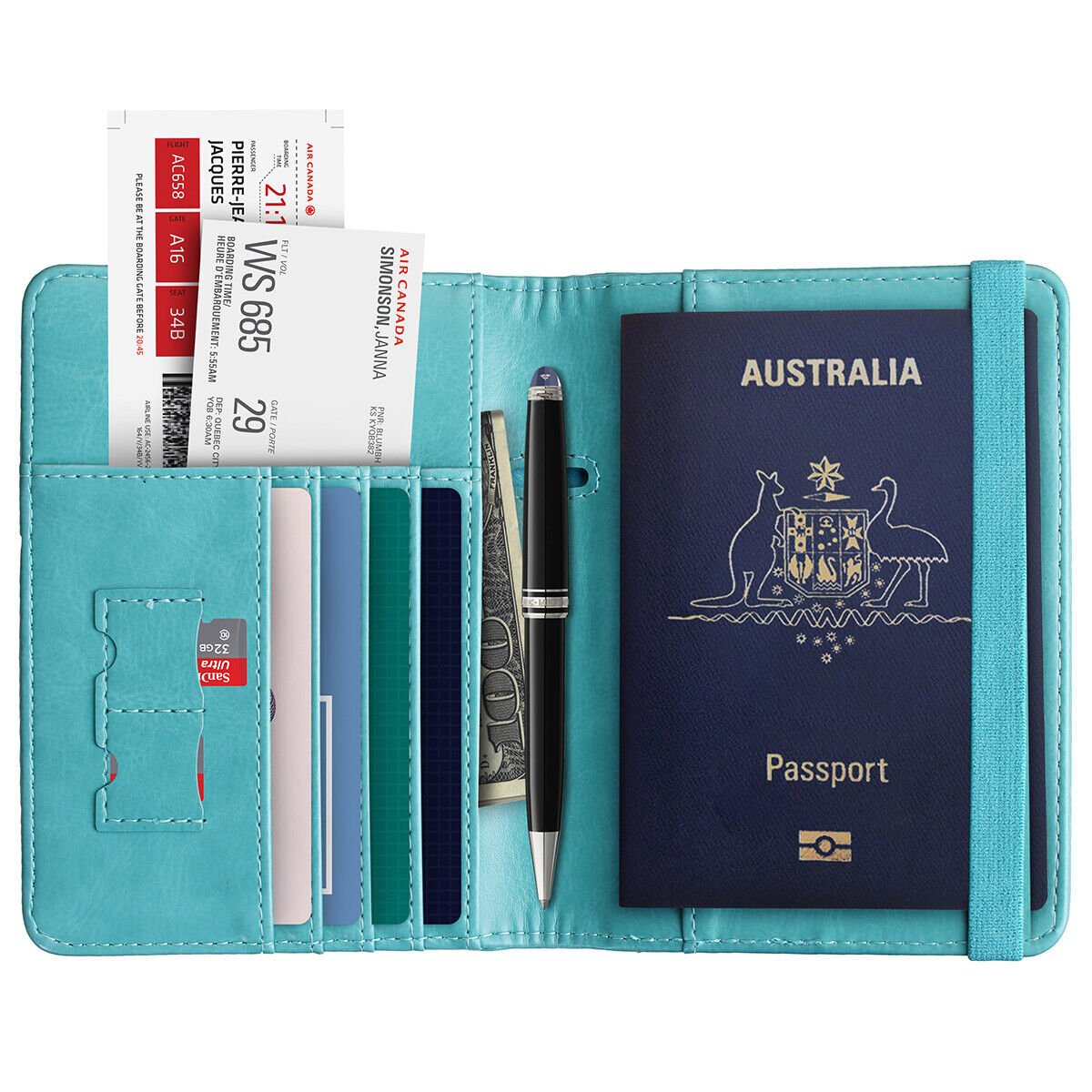 RFID Australian Passport Wallet - The Calming Co. Australia
